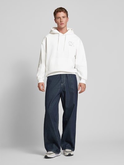 Only & Sons Hoodie mit Kängurutasche Modell 'AARON' Offwhite 1