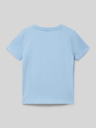 ONLY Regular Fit T-Shirt aus reiner Baumwolle Modell 'VEGA' Bleu 3