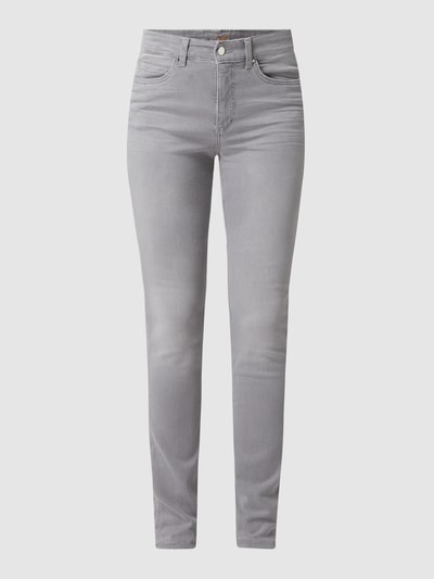 MAC Skinny Fit Jeans mit Stretch-Anteil Modell 'Dream' Hellgrau 2