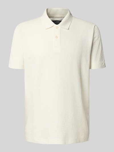 Marc O'Polo Regular Fit Poloshirt aus Baumwoll-Mix Offwhite 2
