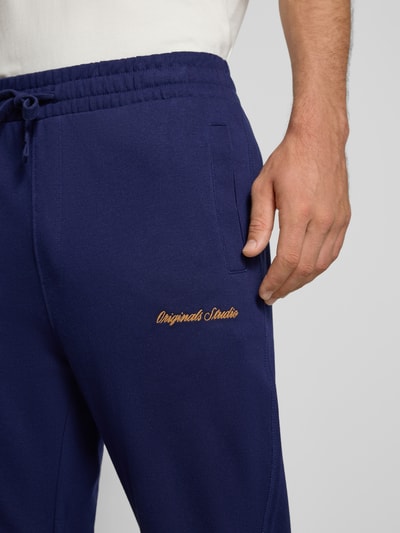 Jack & Jones Sweatpants mit elastischem Bund Modell 'KANE' Dunkelblau 3