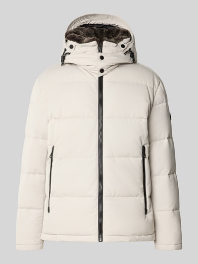 Strellson Regular Fit Steppjacke mit Reißverschlusstaschen Modell 'ARCOLA' Offwhite 1