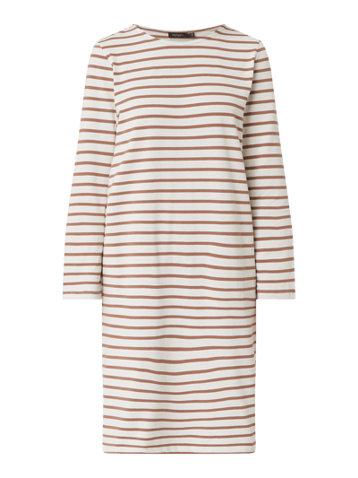 Soaked in Luxury Kleid mit Streifenmuster Modell 'Neo' Sand 2