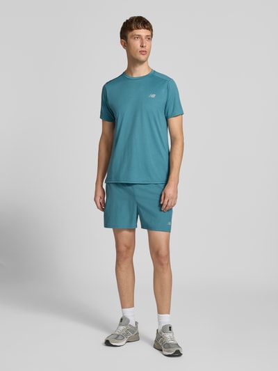 New Balance Shorts mit elastischem Bund und Logo Petrol 1