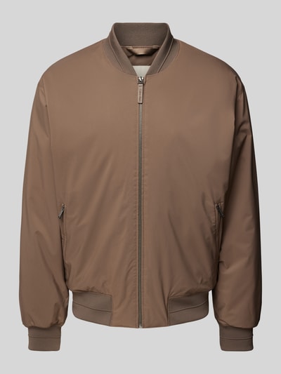 CK Calvin Klein Bomberjacke mit Reißverschluss Modell 'HERO' Beige 2