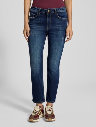 Goldgarn Relaxed Fit Jeans im 5-Pocket-Design Dunkelblau 4