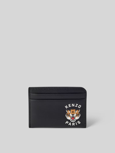 Kenzo Portemonnaie mit Label-Print Black 1