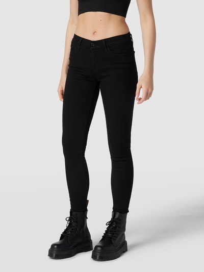 Levi's® Skinny fit jeans met labelpatch Zwart - 4