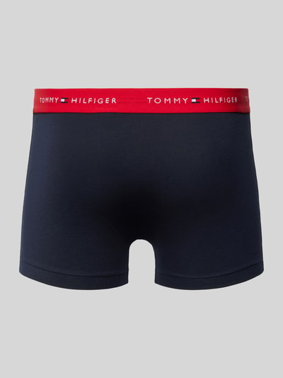 Tommy Hilfiger Trunks mit elastischem Logo-Bund im 3er-Pack Rot 3