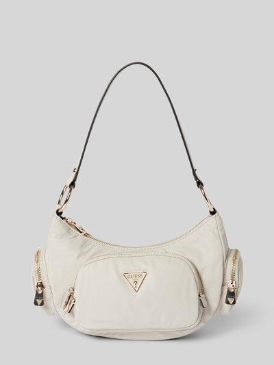 Guess Handtas met labelapplicatie, model 'ECO GEMMA' Taupe - 2