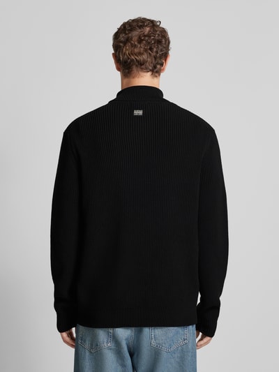 G-Star Raw Rollkragenpullover mit Label-Detail Black 5