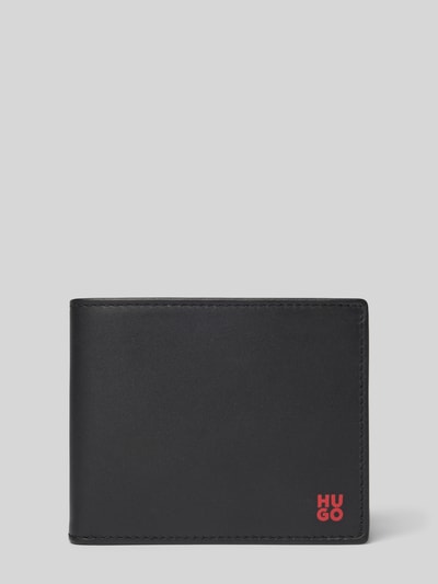 HUGO Portemonnee van echt runderleer, model 'TIBBY' Zwart - 1