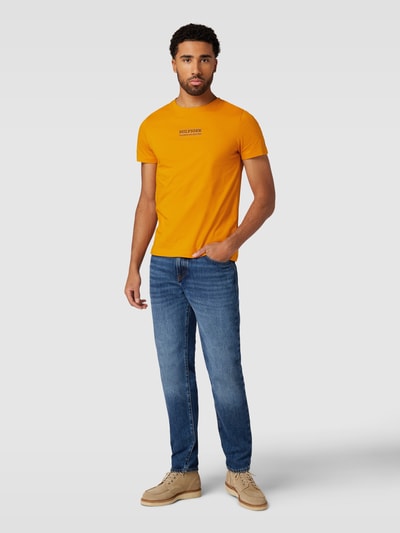 Tommy Hilfiger T-Shirt mit Label-Print Orange 1