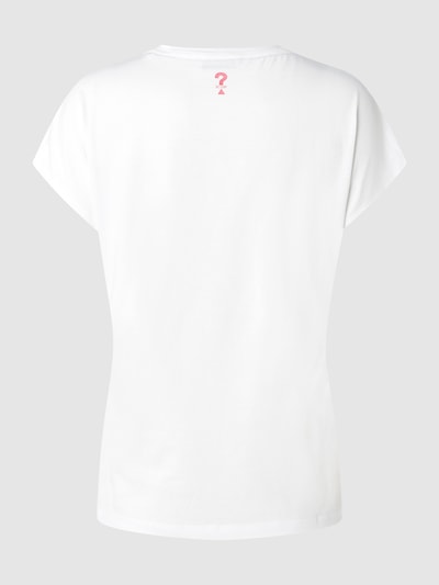 Guess T-Shirt mit Logo aus Strasssteinen Modell 'Tonya'  Weiss 4