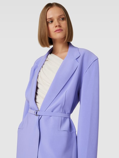 Norma Kamali Oversized Blazer mit Reverskragen Lila 3