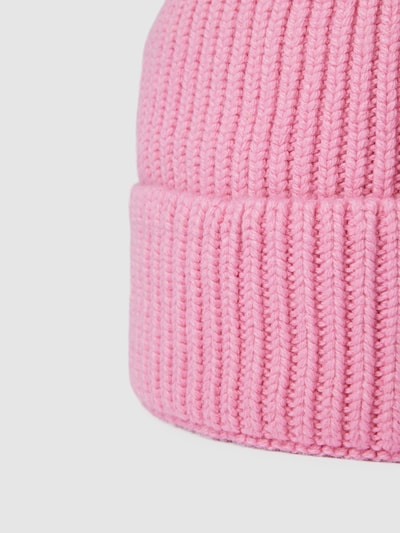 UNIO HAMBURG Czapka beanie z szerokim brzegiem model ‘Mika’ Jasnoróżowy 2