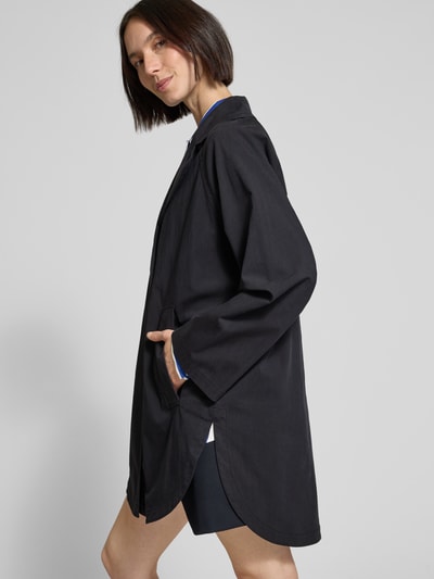 Marc O'Polo Relaxed Fit Trench Cape aus kompaktem Twill Marine 3