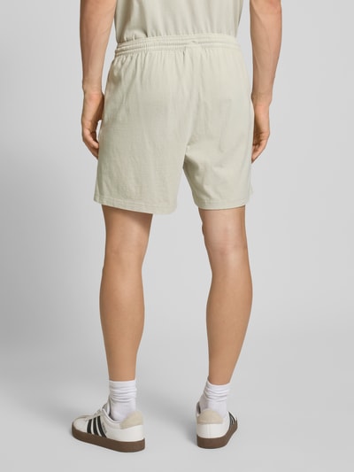 CHAMPION Korte regular fit broek met labelstitching Beige - 5