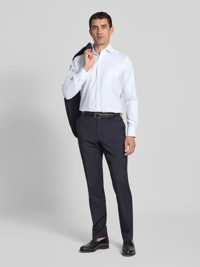 OLYMP Super slim fit zakelijk overhemd met kentkraag Wit - 1
