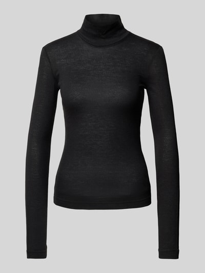 Guess Shirt met lange mouwen en turtleneck, model 'ANITA' Zwart - 2