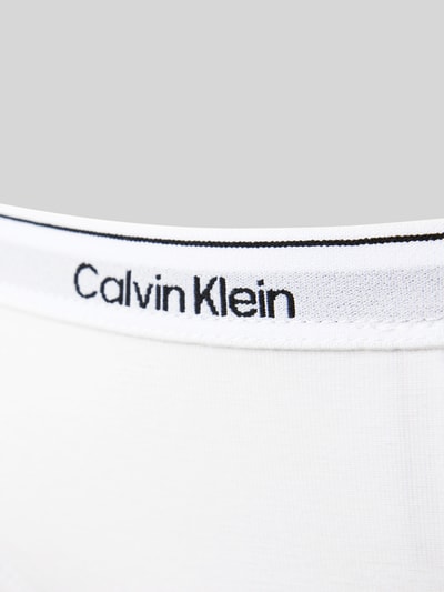 Calvin Klein Underwear Stringi z wyhaftowanym logo w zestawie 5 szt. model ‘Modern’ Czarny 2