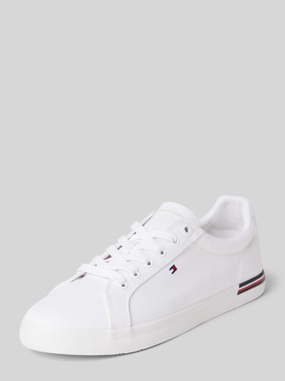 Tommy Hilfiger Low Top Sneaker mit Logo-Detail Weiss 1