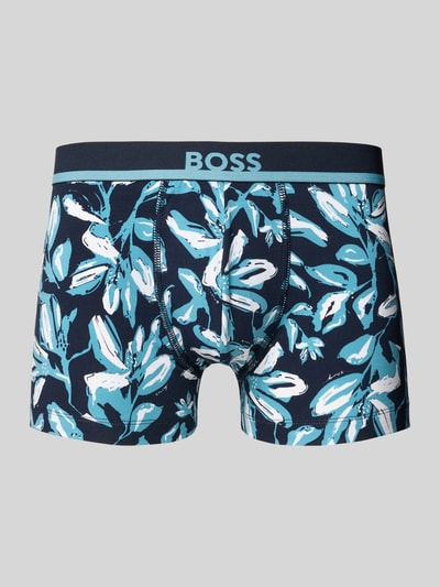 BOSS Regular Fit Trunks aus Baumwoll-Mix Hellblau 1