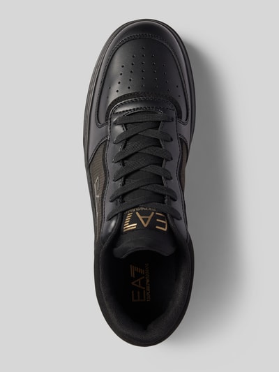 EA7 Emporio Armani Sneakers met vetersluiting Zwart - 3