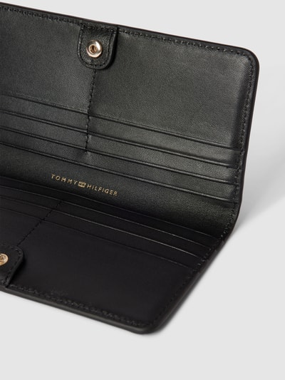 Tommy Hilfiger Portemonnaie mit Label-Details Modell 'CHIC' Black 3