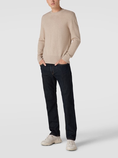 Levi's® Jeansy ze szwami w kontrastowym kolorze model ‘DARK RINSE’ Granatowy 1