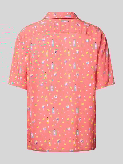 MCNEAL Freizeithemd mit Knopfleiste Hellrot 3