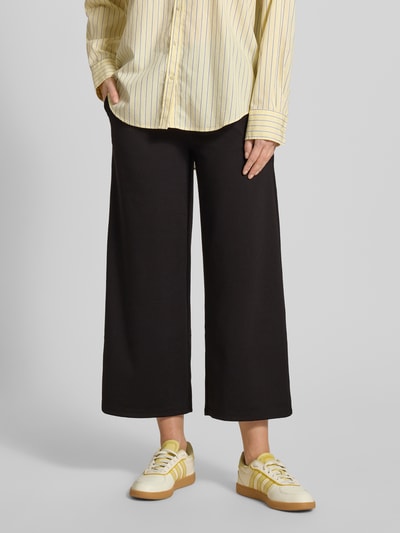 ICHI Stoffen broek met steekzakken Zwart - 4