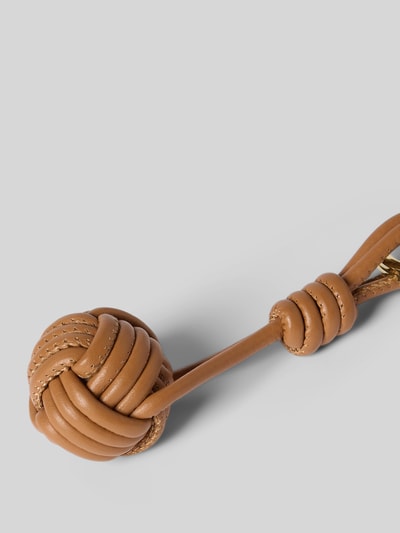 Abro Sleutelhanger met reliëflogo Cognac - 2