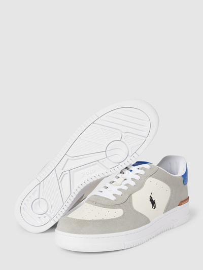 Polo Ralph Lauren Sneakers met labelprint, model 'MASTERS' Lichtgrijs - 3