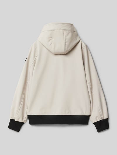 CARS JEANS Softshell-Jacke mit Reißverschlusstaschen Modell 'YONAZ' Sand 3