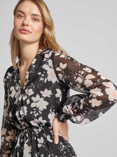 Guess Minirok met bloemenprint, model 'VANESSA' Zwart - 3