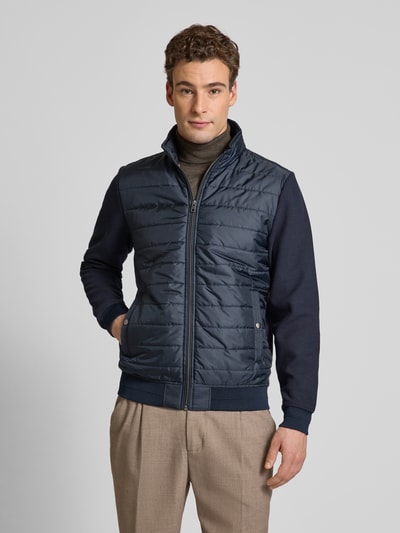 Christian Berg Men Steppjacke mit Stehkragen Marine 4