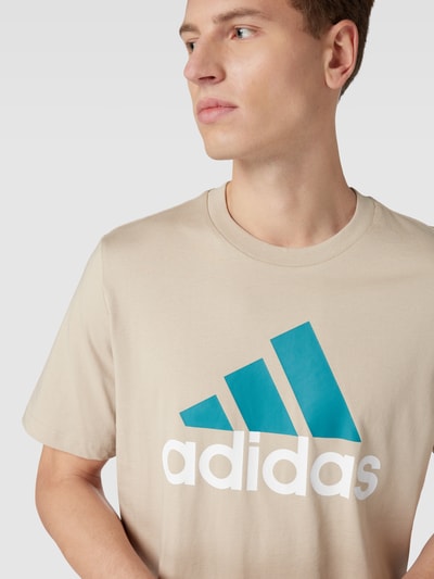 adidas Sportswear T-Shirt mit Logo-Print Hellblau 3