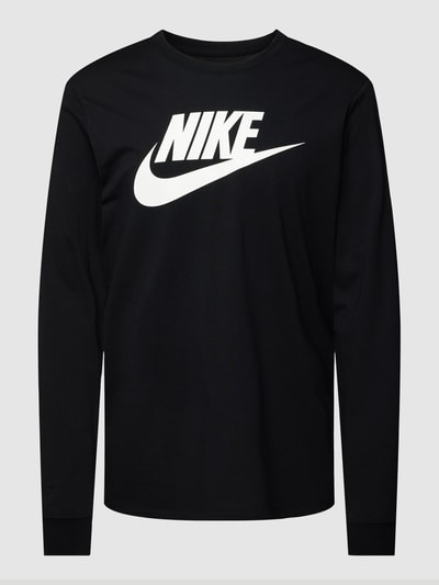 Nike Shirt met lange mouwen en logoprint, model 'ICON FUTURA' Zwart - 2