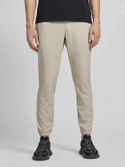 Under Armour Regular fit jogger met logoprint Model 'Vibe' Kaki - 4