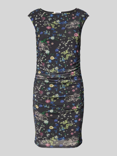 EDITED Mini-jurk met ronde hals Zwart - 2