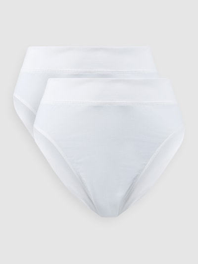 Calida Slip aus Single Jersey im 2er-Pack Weiss 1