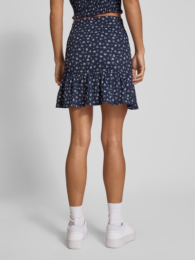 Only Ausgestellter Mini-Rock mit Allover-Muster Modell 'HILLARY' Marine 5