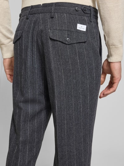 Manuel Ritz Hose mit Umschlag und Gesäßtaschen Marine 3