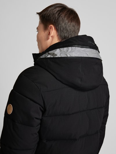 Icepeak Regular fit gewatteerd jack met capuchon, model 'BIXBY' Zwart - 3