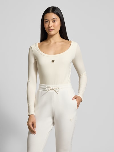 GUESS Activewear Body met labeldetail model 'COLETTE' Offwhite - 4