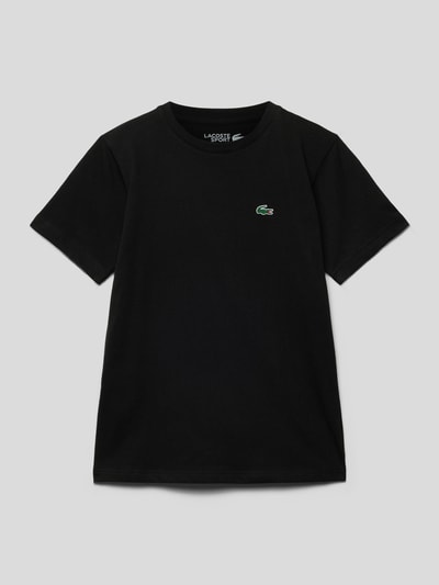 Lacoste T-Shirt mit Label-Detail Black 1