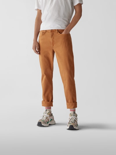 Rag & Bone Slim Fit Jeans im 5-Pocket-Design Camel 4