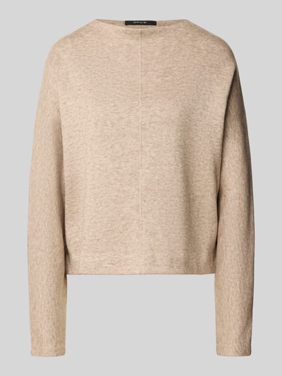OPUS Pullover met overgeslagen mouwen model 'Garzel' Taupe - 1