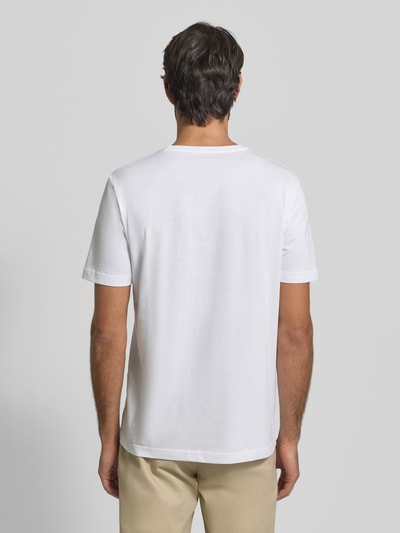 Fynch-Hatton T-shirt z nadrukiem z logo Biały 5